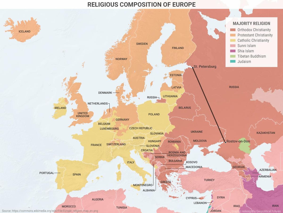 mapa da Albânia religião